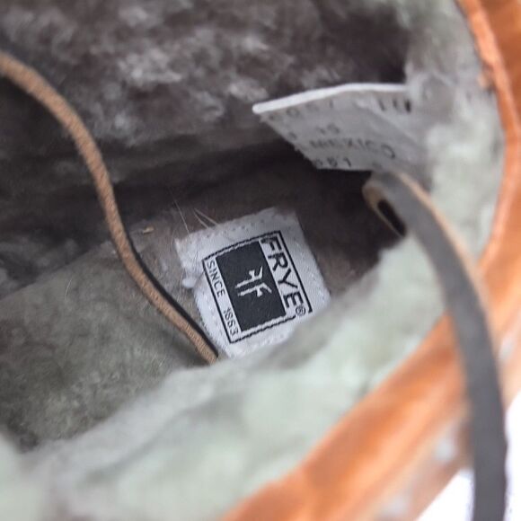 Vintage 1980's Frye Women's Veronica Duck Chukka Shearling Boots Size 10 B - Picture 10 of 11